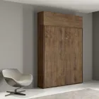 Krevat Dopjo Vertikal i Palosshëm me Njësi Muri - Magicompare Viadurini