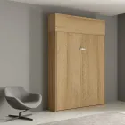 Krevat Dopjo Vertikal i Palosshëm me Njësi Muri - Magicompare Viadurini