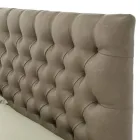 Krevat dopio klasik me pëlhurë ose kuti Eko-lëkure Prodhuar në Itali – Liban Viadurini