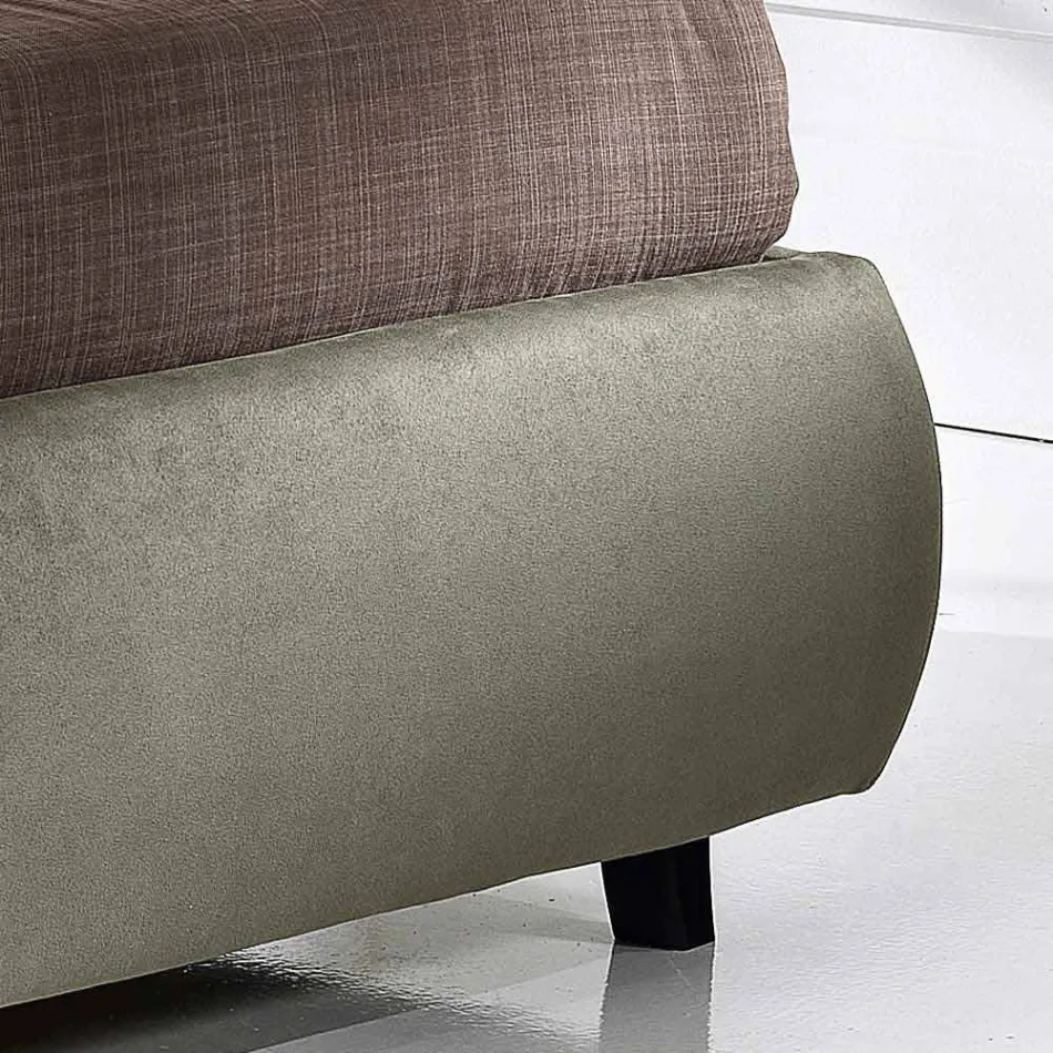 Shtrat dopio me kuti ngritëse 160x190 / 200 cm Nina Viadurini