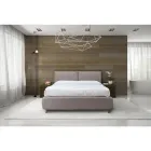 Krevat dopio me ruajtje opsionale dhe këmbë Prodhuar në Itali - Birba Viadurini