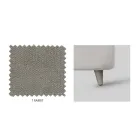 Krevat dopio me ruajtje opsionale dhe këmbë Prodhuar në Itali - Birba Viadurini