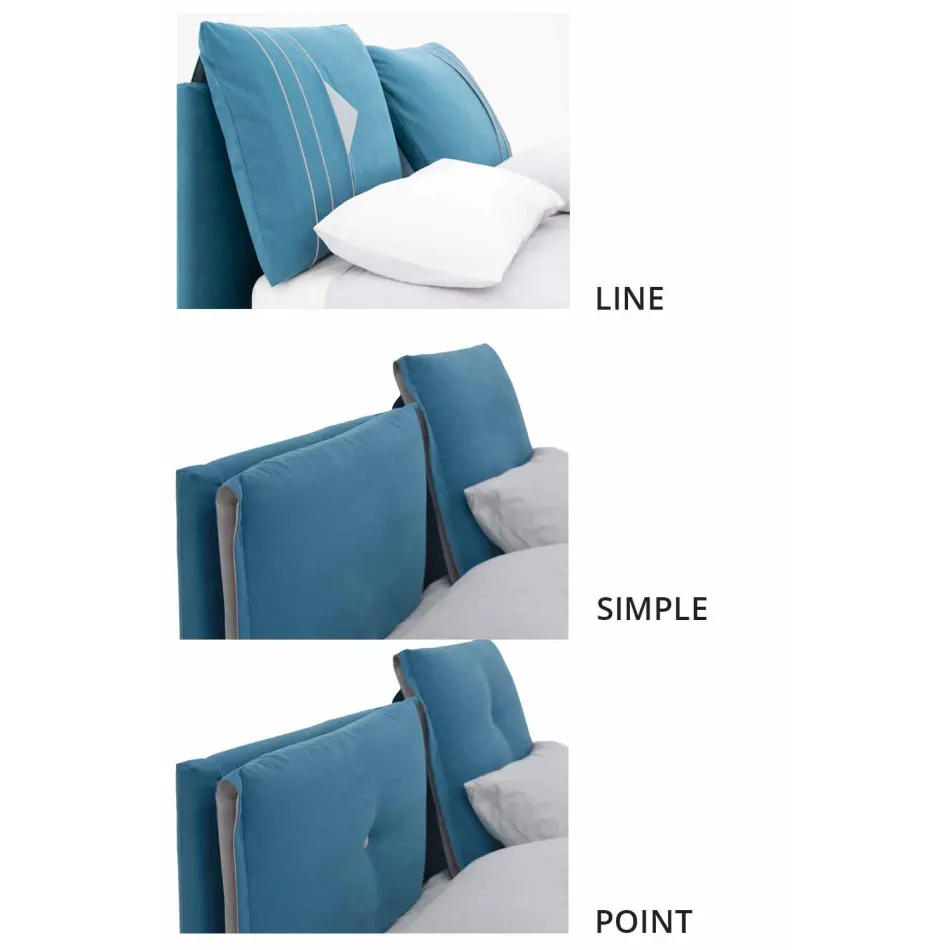 Shtrat dopio me kontejner të mbuluar me pëlhurë të prodhuar në Itali - Renato Viadurini