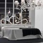 Krevat dopio me kornizë hekuri Prodhuar në Itali - Shadow Viadurini