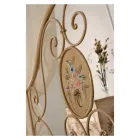 Krevat dopio me dërrasë hekuri të koordinuar me tuba Prodhuar në Itali - Chic Viadurini