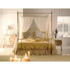 Krevat dopio me dërrasë hekuri të koordinuar me tuba Prodhuar në Itali - Chic Viadurini