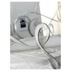 Krevat dopio me tavolinë të përshtatshme, dyshek dhe 2 komodina - Nebbia Viadurini