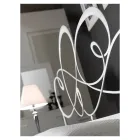 Krevat dopio me tavolinë të përshtatshme, dyshek dhe 2 komodina - Nebbia Viadurini