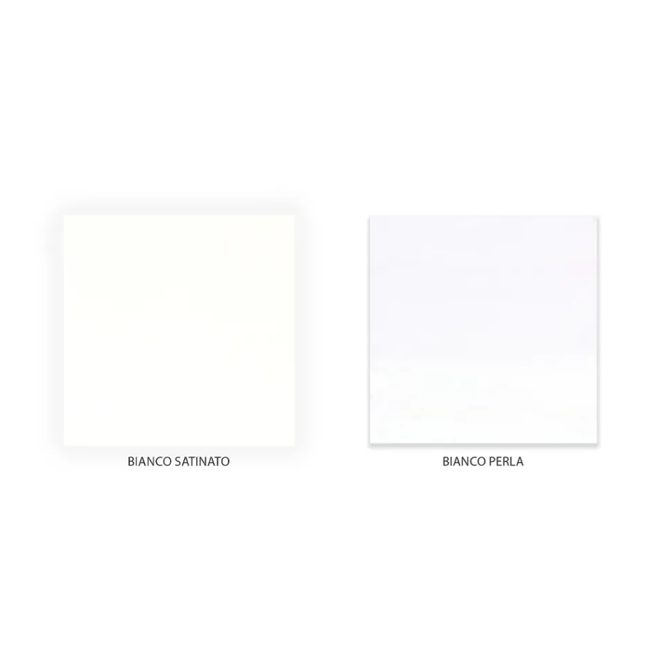 Krevat dopio me tavolinë të përshtatshme, dyshek dhe 2 komodina - Nebbia Viadurini