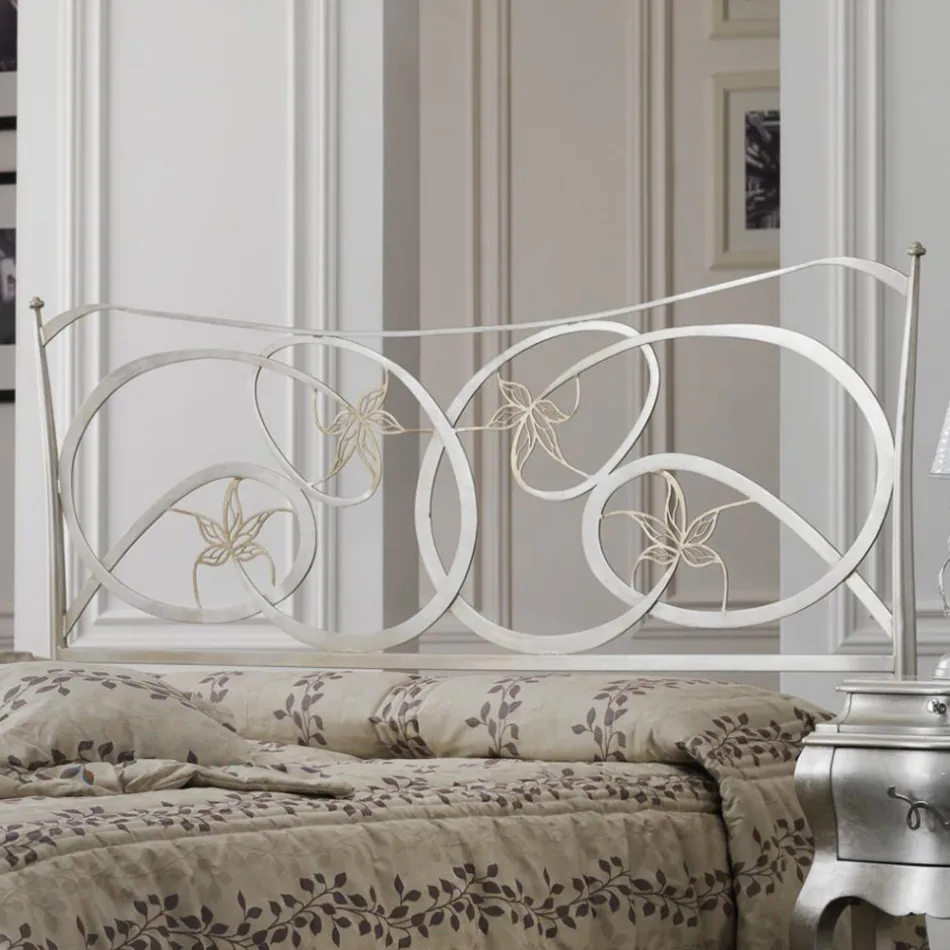 Krevat dopio me dërrasa këmbësh në përfundime të ndryshme Made in Italy - Natyral Viadurini