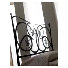 Krevat dopio me dërrasa këmbësh në përfundime të ndryshme Made in Italy - Natyral Viadurini