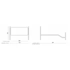 Krevat dopio me dërrasa këmbësh në përfundime të ndryshme Made in Italy - Natyral Viadurini