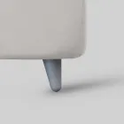 Krevat dopio me ballë krevati dhe këmbë të mbushura Prodhuar në Itali - Aaron Viadurini