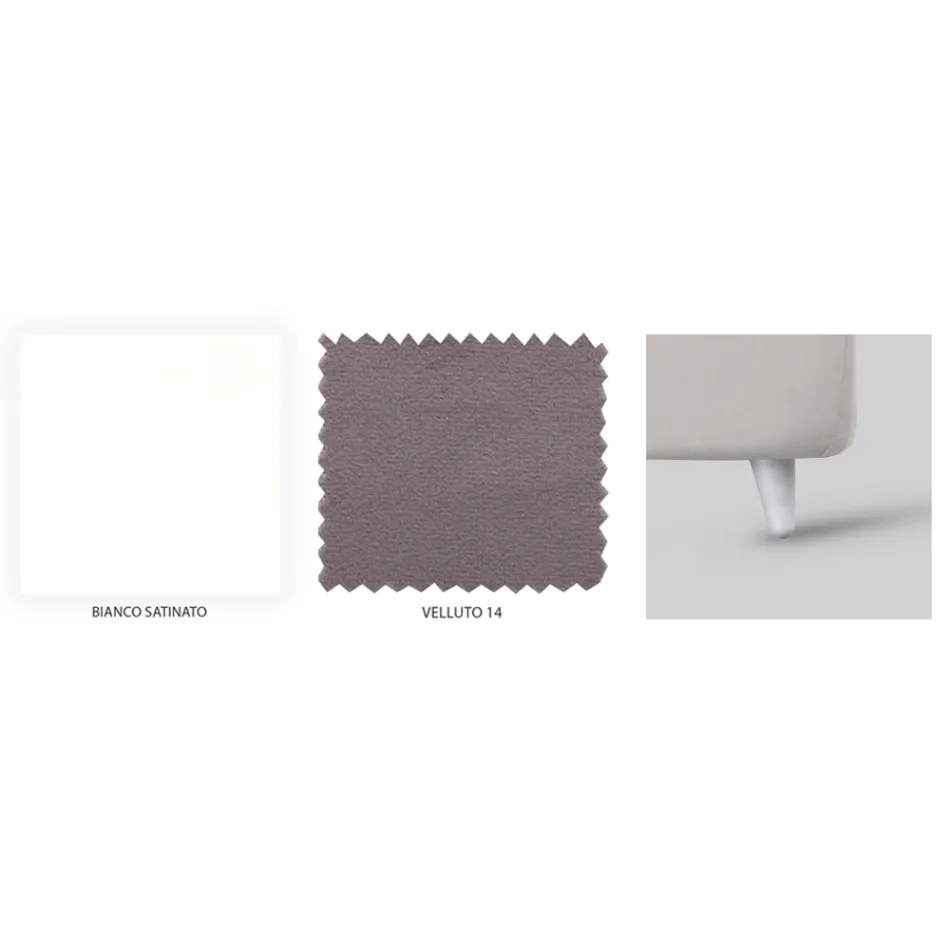 Krevat dopio me krevate hekuri dhe jastëkë Prodhuar në Itali - Peter Viadurini