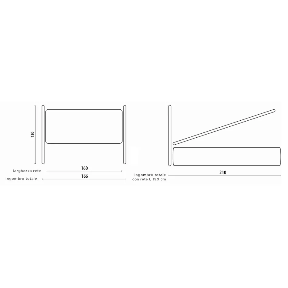 Krevat dopio me krevate hekuri dhe jastëkë Prodhuar në Itali - Peter Viadurini
