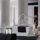 Krevat dopio me krevate të forta hekuri Prodhuar në Itali - Nebbia Viadurini