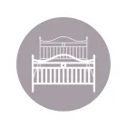 Krevat dopio me kokë hekuri me tuba Prodhuar në Itali - Kopje Viadurini