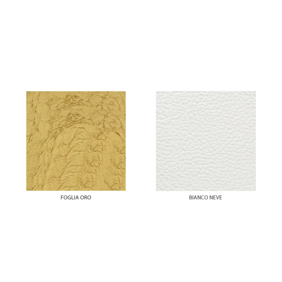 Krevat dopio i stilit klasik prej hekuri dhe lëkure Prodhuar në Itali - King Viadurini