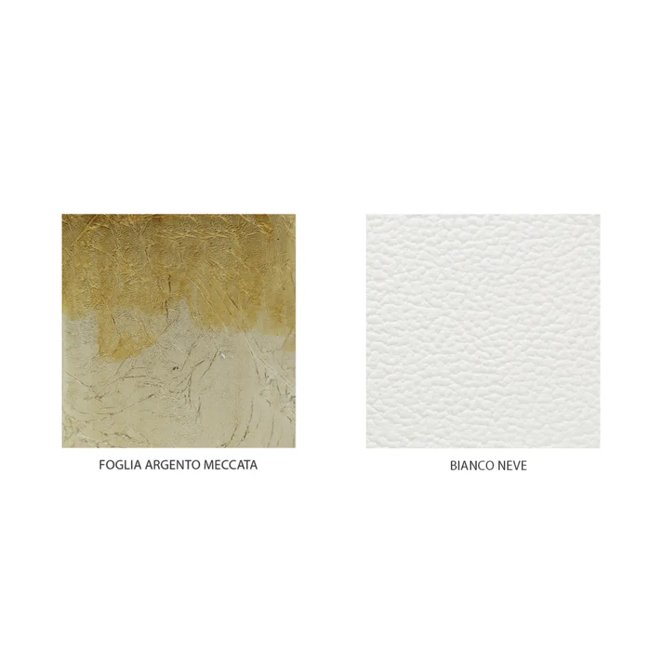 Krevat dopio i stilit klasik prej hekuri dhe lëkure Prodhuar në Itali - King Viadurini