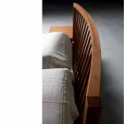 Dizenjoni krevat dopio 160x200cm me bazë arre të fortë Alain Viadurini