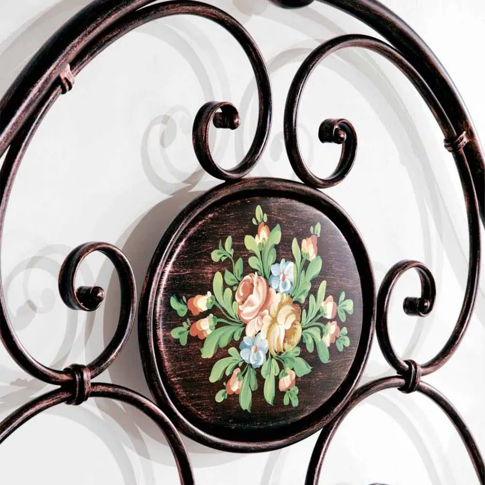 krevat dopio me artizanale të projektimit hekuri të farkëtuar Alexa Viadurini