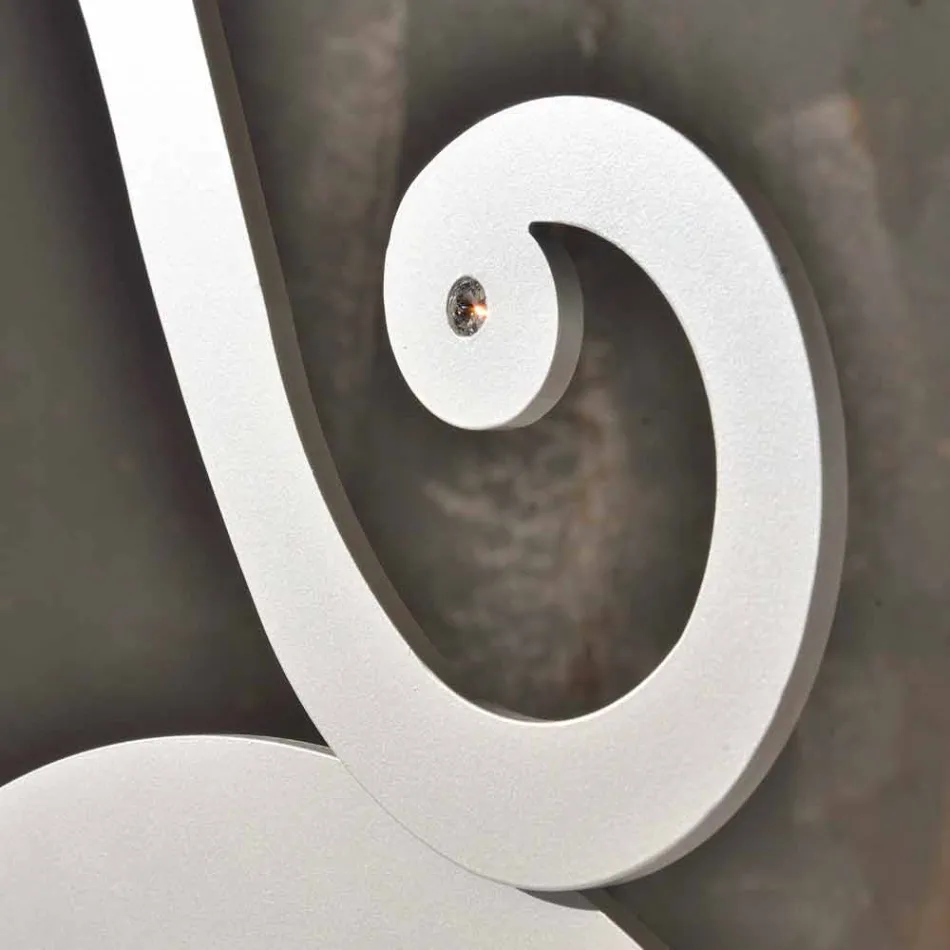 projektoni krevat dopio të bërë prej hekuri me dekorime kristali Eden Viadurini