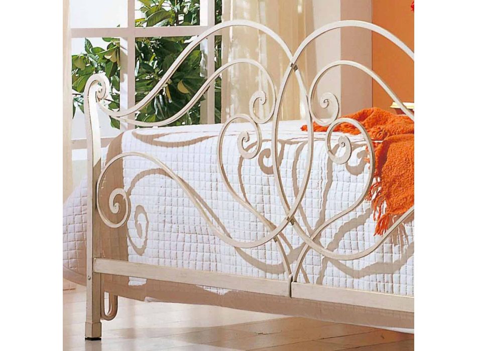 krevat dopio me dizajn Allie hekuri të ngurtë, i bërë në Itali Viadurini