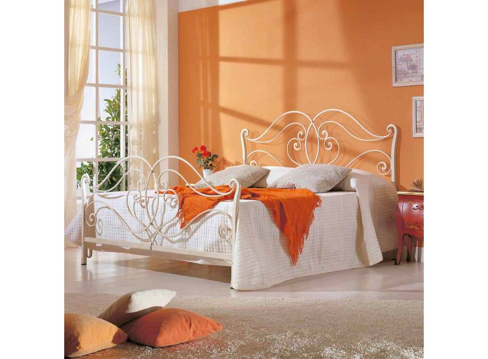 krevat dopio me dizajn Allie hekuri të ngurtë, i bërë në Itali Viadurini