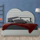 Krevat dopio luksoz me kuti dhe Swarovski Prodhuar në Itali – Zemër e vogël Viadurini