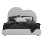 Krevat dopio luksoz me kuti dhe Swarovski Prodhuar në Itali – Zemër e vogël Viadurini