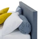 Krevat dopio luksoz në Eko-lëkurë ose pëlhurë me kuti Prodhuar në Itali – Nuvola Viadurini