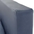 Krevat dopio luksoz në Eko-lëkurë ose pëlhurë me kuti Prodhuar në Itali – Nuvola Viadurini