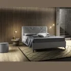 Krevat dopio i veshur me susta me kuti magazinimi Prodhuar në Itali - Sunflower Viadurini