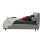 Krevat dopio i veshur me susta me kuti, pëlhurë ose eko-lëkurë Prodhuar në Itali - Lardino Viadurini