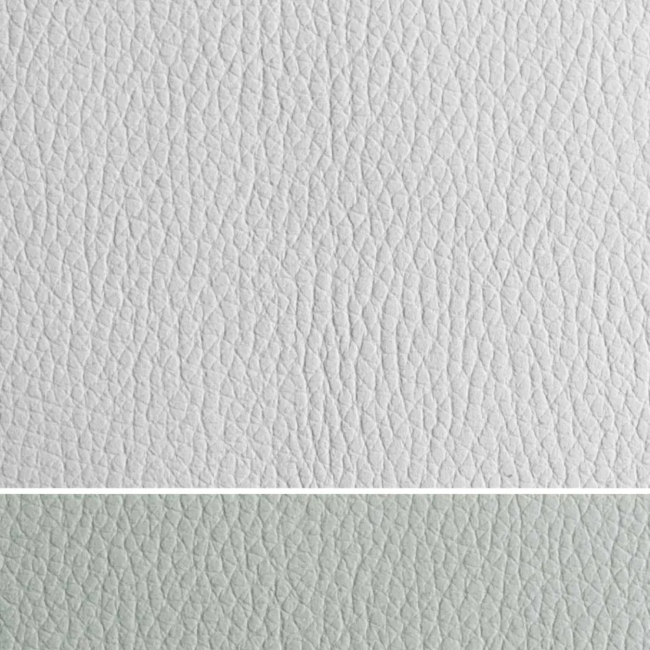 Krevat dopio i veshur me susta me komodë në eko-lëkurë ose pëlhurë - Notre Dame Viadurini