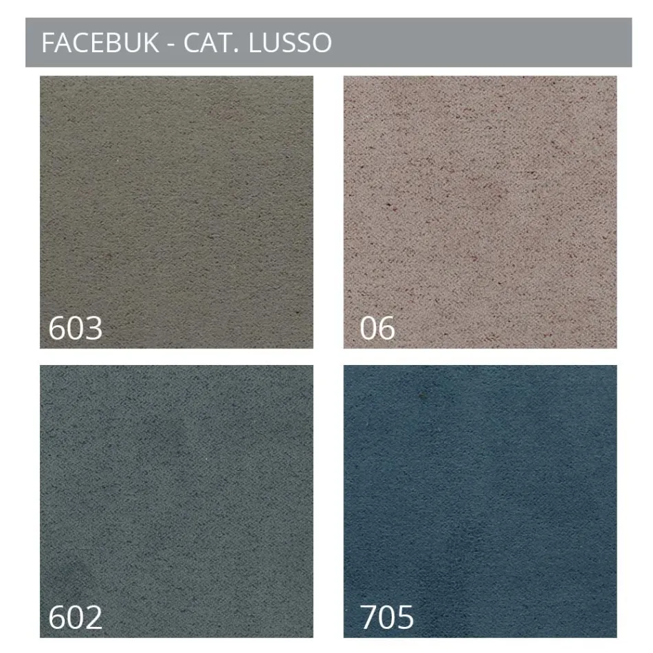 Krevat dopio i veshur me susta me njësi për ruajtjen e pëlhurave - Belle Viadurini