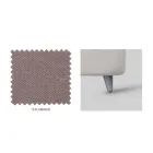 Krevat dopio i veshur me susta me ruajtje opsionale Prodhuar në Itali - Akira Viadurini