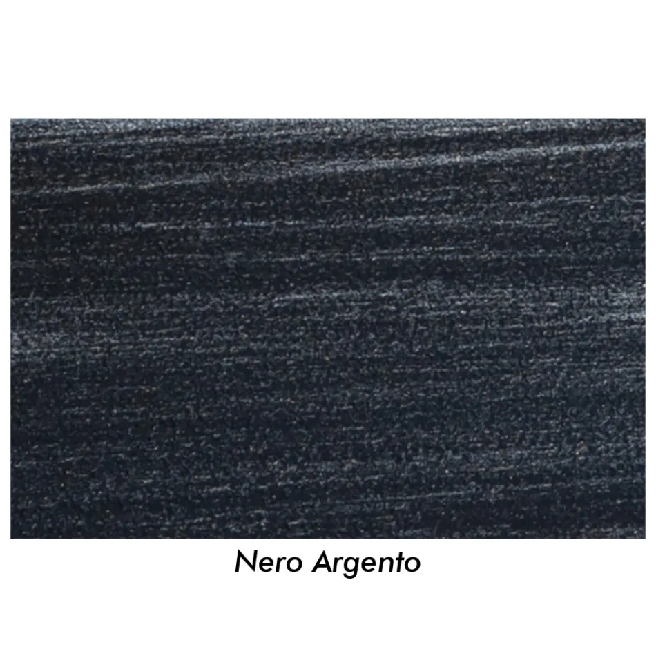 Krevat dopio i veshur me susta me dyshek dhe 2 komodina Prodhuar në Itali - Rolly Viadurini