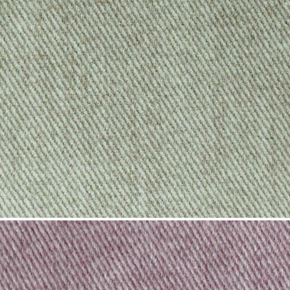 Krevat dopio i veshur me pëlhurë ose eko-lëkurë Made in Italy - Elettro Viadurini