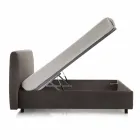 Shtrati dopio modern i veshur me susta me kuti Dielli 160x190 / 200cm Viadurini