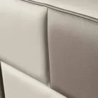 Imitim krevat dopio lëkure me kuti depozitimi 160x190 / 200 cm Xhin Viadurini