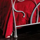 Shtrat dopio në artizanale hekuri me këmbë të buta Zoe Viadurini