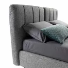 Shtrati pëlhurë dyshe me kuti dhe shirita me shirita Bërë në Itali - Nive Viadurini