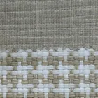 Shtrat dopio në pëlhurë me këmbë metalike prodhuar në Itali - Glorio Viadurini