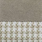 Shtrat dopio në pëlhurë me këmbë metalike prodhuar në Itali - Glorio Viadurini