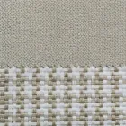 Shtrat dopio në pëlhurë me këmbë metalike prodhuar në Itali - Glorio Viadurini