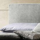 Krevat dopio prej pëlhure ose kadife me njësi ruajtëse Prodhuar në Itali - Ernesto Viadurini