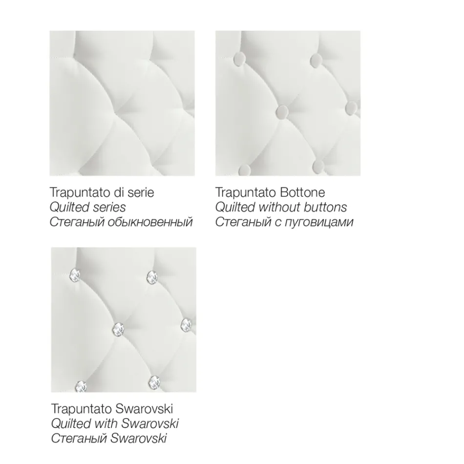 Krevat dopio modern me kuti dhe krevati me tegela - Londër Viadurini