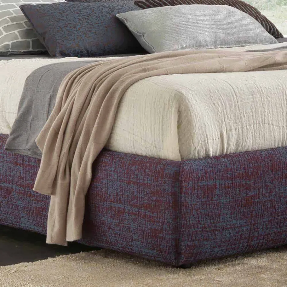 Shtrati dopio modern, me njësi ruajtëse, Gaya e Re nga Bolzan Viadurini