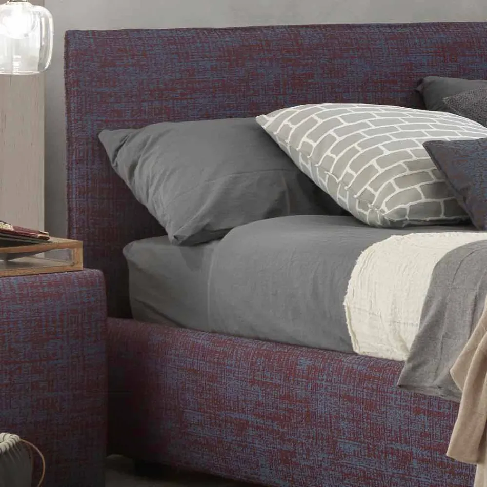 Shtrati dopio modern, me njësi ruajtëse, Gaya e Re nga Bolzan Viadurini